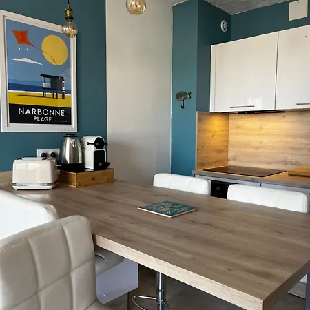 T2 Vue Mer, Balcon, Parking * Narbonne-Plage