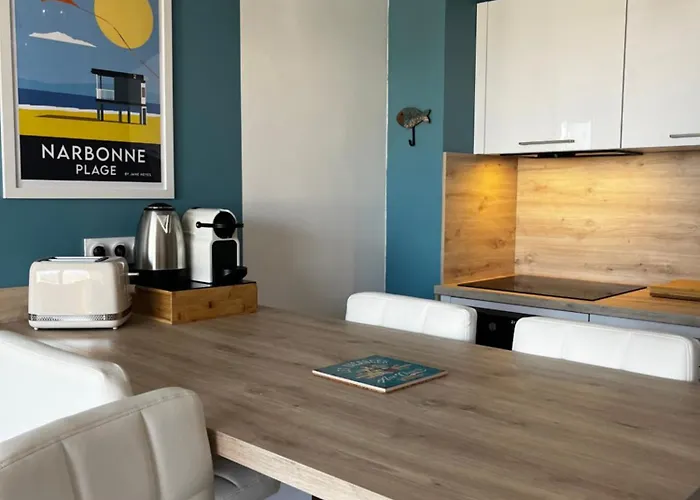 T2 Vue Mer, Balcon, Parking * ناربون بلاج